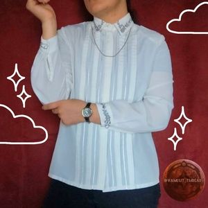 80s Vintage Career Blouse